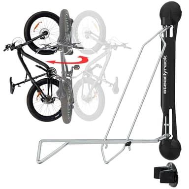 Steadyrack Support mural pour vélo - Fat Rack - Support mural vertical comme solution de rangement pour votre maison, votre garage ou votre parc cycliste