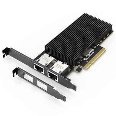 Carte réseau PCI-E 10G à Double Port RJ45, avec contrôleur X540, Gigaplus X540-T2 10Gb Ethernet Adapter with 2 * 10Gbe NIC, Support Windows/Linux/ESX Servers