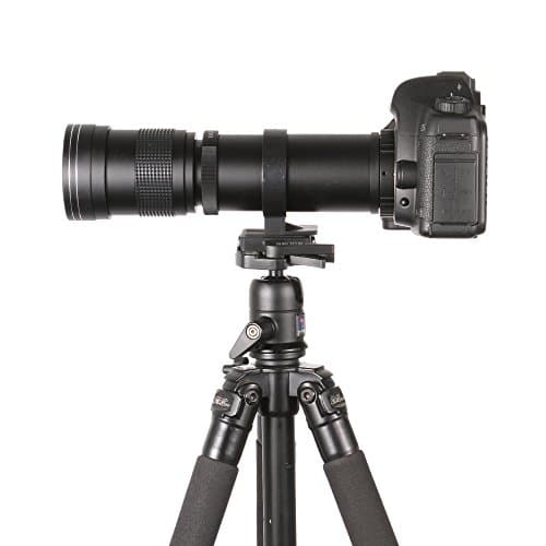 Hersmay Téléobjectif zoom 420-800 mm F/8.3-16 Mise au point manuelle Super-téléobjectif pour Pentax K K2000 K1000 K200D K-500 K100D K-50 K-30 K-20D K-7 K-5 K-5II K-5IIs K-3II K-3 K-S2 K-S1 K-r K-x K-K
