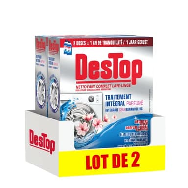 Destop Nettoyant Complet Lave-Linge - 500 ml - Lot de 2