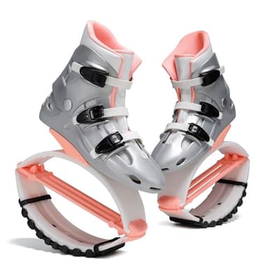 CYHTYM Jump Shoes Chaussures de Saut de Fitness pour Adultes et Adolescents, Semelle en Caoutchouc antidérapante, Moon Boots, Charge 66-242 LB(M)