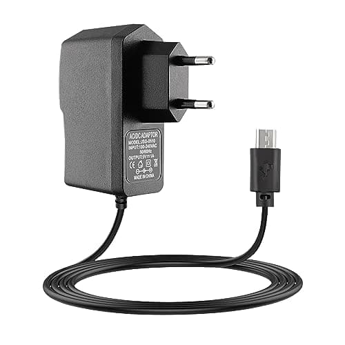 Xahpower Chargeur pour Philips Avent SCD843/26, Micro USB Câble de Charge pour SCD620/26, SCD625/26, SCD835/26, SCD845/26, SCD860/01, SCD860/26, SCD841/26, SCD831/52 Bébé Moniteur