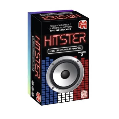 Hitster 100% Chanson Française– Jeu de société et d’Ambiance– Jeu Adultes– Redécouvrez 100 Ans de Hits musicaux français– A Jouer en Famille et Entre Amis– 2 à 10 Joueurs– Dès 16ans