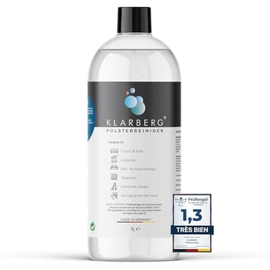 KLARBERG® Aspirateur de lavage concentré pour canapé, tapis, sièges de voiture, nettoyant pour textiles, etc. Convient pour les aspirateurs de lavage, les aspirateurs humides et le nettoyage à la main
