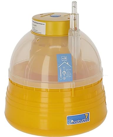 Covatutto 7 Incubateur pour œufs de Poules, oies, Canards, dindes et cailles, avec bac d'eau intégré et contrôle de la température
