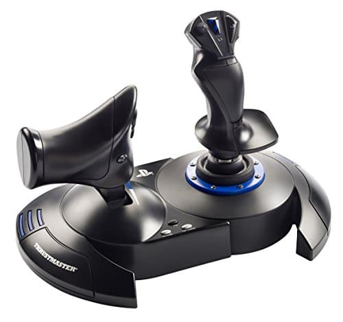 Thrustmaster T.Flight Hotas 4 - Joystick de vol haute précision avec manette des gaz pour PC, PS4 et PS5, PS5 Pro