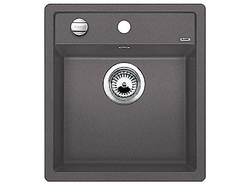 BLANCO DALAGO 45 – Évier au Design Moderne pour Sous-meubles de 45 cm de large – En Composite de Granit SILGRANIT – Gris – 518846
