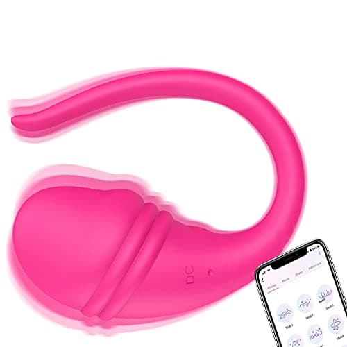 Wmmner Xsyi Mini Oṿéttó Vîbránté Wìrleșș Cóntról App Séssuálé per Dônna Vîbrátóre Wîréleșș A Dîstànzà Máșșaggíatóre in Silícóné Pìccolo Vîbrátoréper Dônna Púntó Ǵ̣ Séssó Indóssábile Vîbråtòri Telecóm