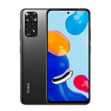Xiaomi Redmi Note 11 Smartphone 6.43" FHD + DotDisplay, 90Hz FHD+ AMOLED DotDisplay, 50MP Al Quad Camera, 5000mAh (typ) Battery, Dual-SIM 6G 128GB Graphite Grey [Global Version]