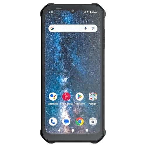 Sonim XP400 5G Smartphone (6/128GB, Micro-SD, Batterie 5000 mAh, écran 6,5", Appareil Photo 50 MP, IP68 + MIL-SSTD-810H, Double SIM) avec Support de téléphone Portable, Noir