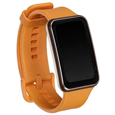 HUAWEI WATCH FIT Montre Connectée, Boitier en métal, écran AMOLED de 1.64", 10 Jours D'autonomie, 96 Modes D'entraînement, GPS Intégré,SpO2, Capteur de Fréquence Cardiaque, Gestion du Sommeil, Orange
