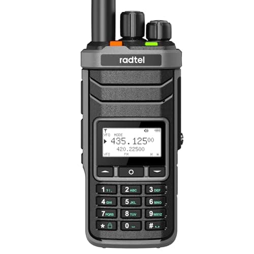 Radtel RT-860 Radio Amateur Multibande HF UHF VHF Bi-Bande avec Réception AM USB LSB CW CB LW MW SW SSB, 1024 Canaux, Batterie 2000mAh, Chargement Type-C et Antenne Ondes Courtes Améliorée en Option.
