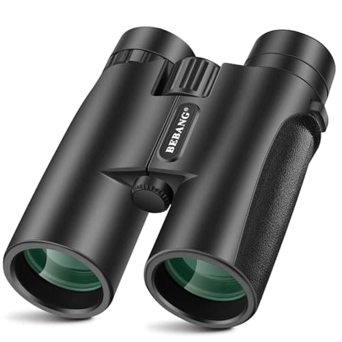 BEBANG Jumelles pour Adultes Puissante 10x42 Jumelles Bak4 Prism, FMC Lentille, Imperméable pour Observation des Oiseaux Voyage Observation de Chasse Les Concerts