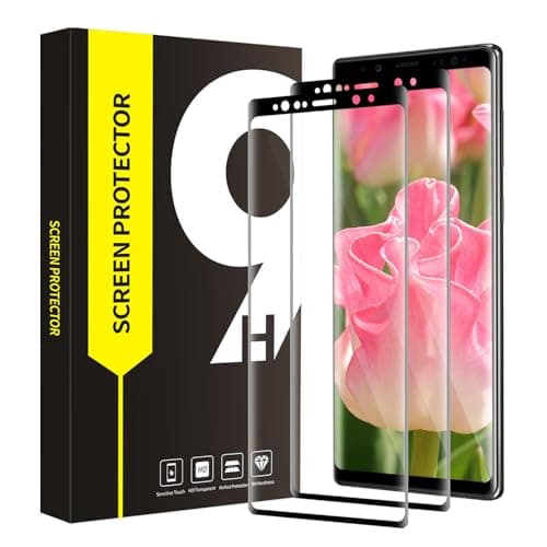 Bodyguard Verre Trempé pour Samsung Galaxy Note 8 5G, 2 pièces 9H Dureté Samsung Note 8 vitre protection, 3D Couverture Complète, pas de bulles, 0.33mm Grande clarté Samsung Note 8 protection écran