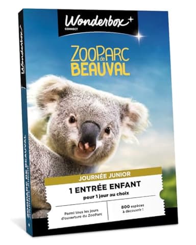 Zooparc De Beauval - 1 Jour pour 1 Enfant - Coffret Cadeau - Ticketbox - Idée Cadeau Divertissement