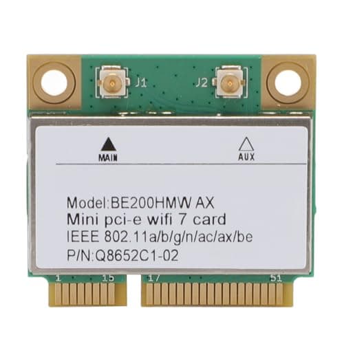 Carte Réseau Mini PCI E WiFi 7, Carte Réseau PC Double Bande 8 774 Mbps avec Module BT 5.4, pour, pour, pour OS (avec antenne)