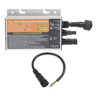 Glomora Onduleur, Onduleur à Onde Sinusoïdale 300 W, Onduleur Triphasé, Micro-onduleur Solaire AC 220 V, Capteur De Température Intégré