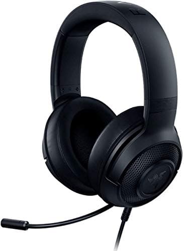 Razer Kraken X Lite Casque de Jeu Ultra léger : Son Surround 7.1 - Cadre léger en Aluminium - Microphone cardioïde Flexible - pour PC, PS4, PS5, Switch, Xbox One, Xbox Series X & S - Noir