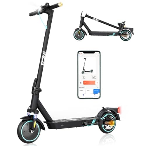 RCB R17 Trottinette Électrique, Jusqu'à 25 km/h, Pneus Solides 8.5'', Contrôle APP, Charge Max 120 kg, Double Frein, Double Amortisseurs, Poids 15 kg, pour Adultes et Adolescents