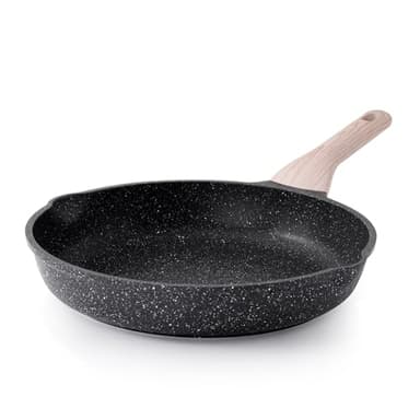 Kordisen Poêle à Frire Antiadhésive, Poêle Induction 32 cm, Saine et Non Toxique, Sans PFOA