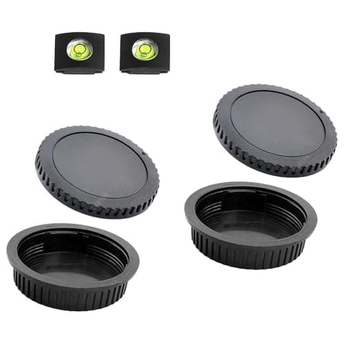 Cache Bouchon Boîtier + Arrière pour Objectif Monture Canon EOS EF EF-S pour Canon 4000D 2000D 1300D 800D 760D 750D 600D 250D 200D, EOS 90D 80D 77D 70D,5D Mark IV/III/II, 6D Mark II/I, 7D Mark II