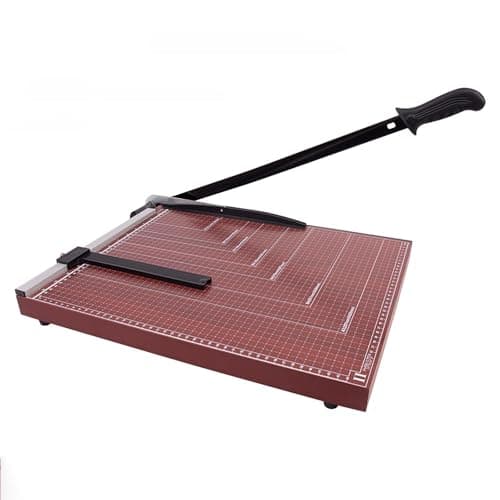 NEWFUN Massicot A3,Massicot Guillotine,Coupe Papier, Découpeuse Photo Professionnelle, Pour les écoles et les Bureaux, Découpeuse pour Photos, Carton, Capacité de Coupe env. 12 Feuilles/Temps.