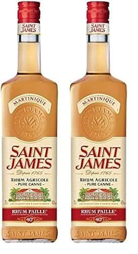 SAINT JAMES - Rhum Agricole Paille® - 70cl (Lot de 2)