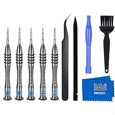 MMOBIEL Kit de tournevis professionnel 10 en 1 pour MacBook Pro/Air avec Retina Tri Wing Phillips Pentalobe 5 Torx T5/T6