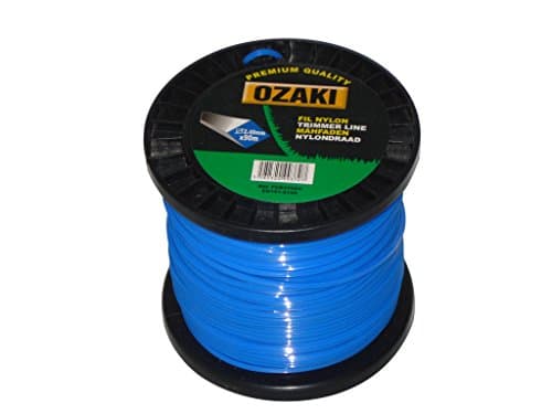 OZAKI - Bobine Fil Nylon Carré - Longueur 130m - Ø 2,00mm - Matières Vierges - Haute Durabilité - Excellente Tenue À L'Œillet