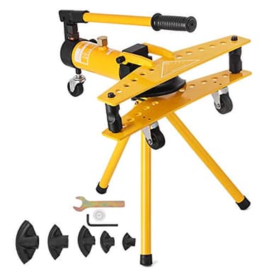 VEVOR Manual Pipe Bender 10T, Pipe Bending Machine SWG-1, Pipe Tube Bender Diamètre Extérieur Ø13mm - Ø34mm, Machine Plie les tubes de tous les matériaux en toute sécurité et rapidement jusqu'à 90 °