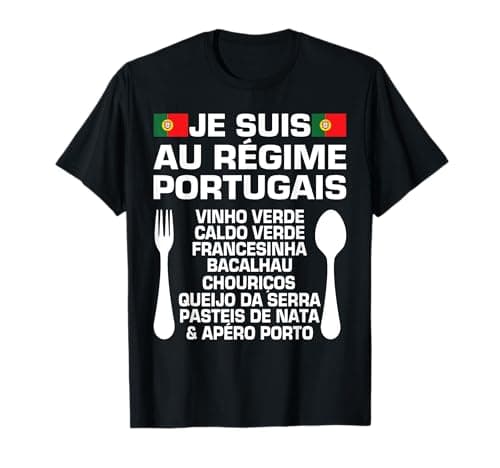 Humour Portugais Régime & Apéro Porto Portugal Spécialité T-Shirt