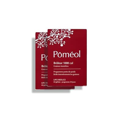 Brûleur de Graisse Puissant & Efficace 1000 Cal ǀ Complément alimentaire Minceur ǀ Programme Perte de poids ǀ Brûleur 1000 ǀ Graisses, Calories et Ventre ǀ Formule brevetée ǀ POMEOL ǀ 60 jours