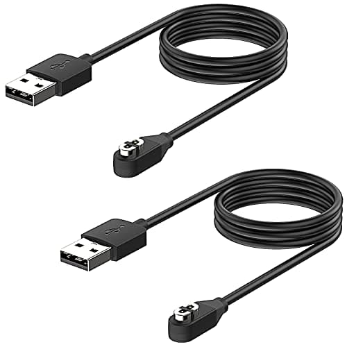 2 Pack 1M Cable de Charge Magnétique pour AfterShokz Aeropex AS800 & Shokz OpenRun Pro & OpenRun & OpenRun Mini & OpenComm Casque Bluetooth à Conduction Osseuse, Cordon de Chargeur pour AfterShokz