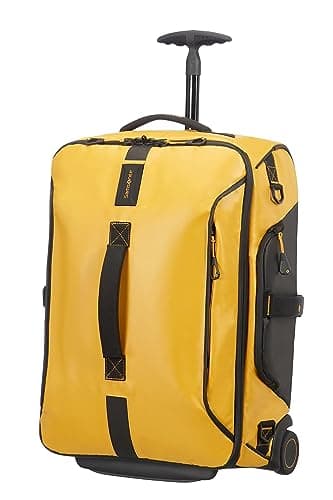 Samsonite Paradiver Light - Sac de Voyage/Sac à Dos avec 2 Rouleaux S, 55 cm, 51 L, Jaune (Jaune)