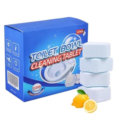 12 Pastilles Nettoyant WC Surpuissant Tartre, 2025 Neu Nettoyant Toilette Produit WC, Effervescentes Pour Toilettes Nettoyage Puissant Élimine Les Taches WC Active Tabs (1, 1Pcs)