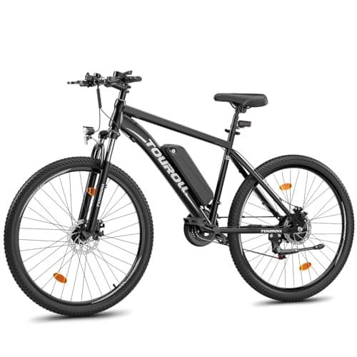 Touroll U1 Vélo Électrique, 26"/29" Vélo Électrique en Montagne pour Adulte, VTT électrique 250 W, Batterie Amovible 13AH, Autonomie 65 km, E-Bike 21 Vitesses (U1 26")