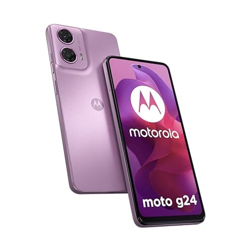 Motorola Moto G24 6,6 Double Nano Sim 128 Go,Smartphone, Lavander