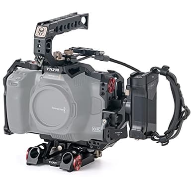 Tilta Kit avancé Compatible avec BMPCC 6K Pro Cage de caméra complète, Design Amovible, léger, Compact, Durable, Installation Facile, Noir TA-T11-A-B