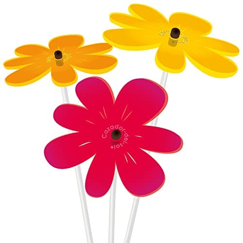 Cazador-del-sol ® - L'original | NEA | Lot de 3 | Bouquet de soleil – Feuilles d'automne | Diamètre 8 cm | Hauteur 25 cm