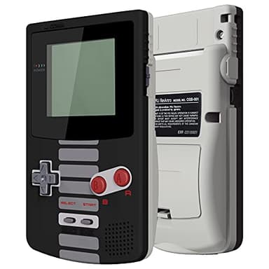 eXtremeRate Coque de Remplacement avec Boutons pour GBC Gameboy Color, Compatible avec GBC OSD IPS & Regular IPS & Standard LCD, Console et Écran Non Inclus-NES Classique