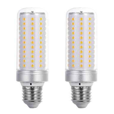 Ampoule E27 LED Blanc Chaud 3000K 2000LM,20W Ampoules LED Intérieur E27 Équivalent 200W Lampe Halogène,Non Dimmable,Angle de Faisceau 360° Pas de Scintillement,Gros culot à vis E27 Maïs LED,Lot de 2