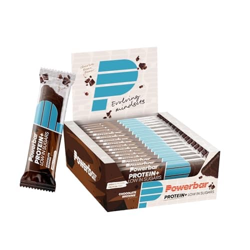 Powerbar Protein Plus Low Sugar Chocolate Brownie 16x35g - Barre hyperprotéinée et peu sucrée