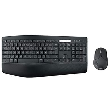 Logitech MK850 Combo Clavier et Souris sans Fil Multidispositifs, 2,4 GHz/Bluetooth, Structure Courbée, Souris sans FIl, 12 Boutons Programables, Batterie Longue Durée 3 Ans, PC/Mac, AZERTY Français