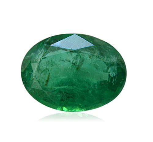 Émeraude verte 4,50 Ratti naturelle et certifiée GLI verte (Panna) astrologique véritable pierre précieuse / pierre de naissance par -AMZ7259, Small, Gemme