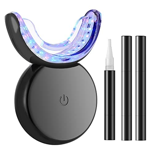 Riatanxi Kit Blanchiment Dentaire Maison: Blanchir les Dents Rapidement et Blanchissement pour Dents Sensibles - Inclure Lampe Blanche Dents LED et Gel Blanchiment