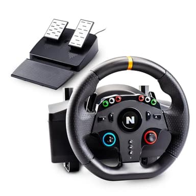 NITHO Drive Pro ONE V24 Volant avec Pédales, Volant de Course à 270 Degrés pour PC, PS4, Xbox One, Xbox Series X/S, Switch, Volant de Jeux avec Vibration - Uniquement pour les Jeux d’arcade
