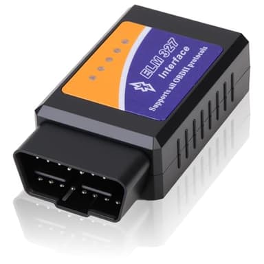 Lecteur OBD2 Bluetooth Compatible Android et iOS, Scanner Diagnostic Auto ELM327, Lecteur Code Défaut Voiture Essence Diesel, Outil Diagnostic OBD2, Prise Bluetooth ODB2 Multimarque