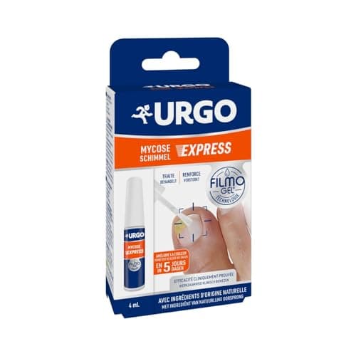 Urgo - Filmogel Mycose Express - Traitement de la Mycose de l'ongle - A base d'Olile-activeTM - Dès 16 ans - 4 ml