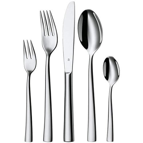 WMF 1166916040 Philadelphie Service de Couverts 30 pièces pour 6 Personnes de Philadelphie Acier Inoxydable Cromargan 18/10 Poli, Acier Inoxydable, Silver, 44 x 27 x 5 cm, 30 unités