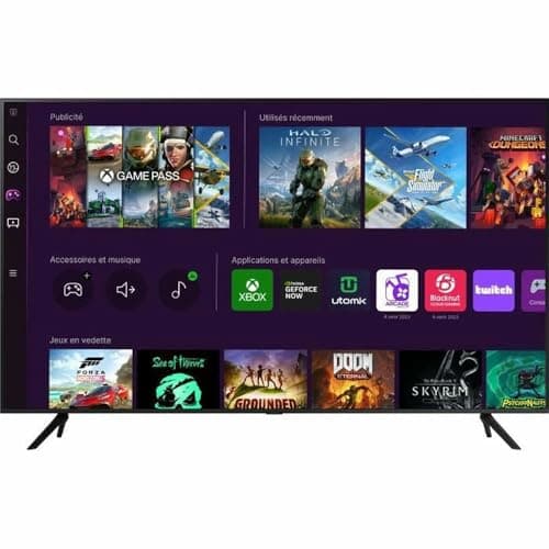 Samsung 43CU7025 - TV LED 43'' (108 cm) - 4K UHD 3840x2160 - HDR - Smart TV - Gaming HUB - 3xHDMI